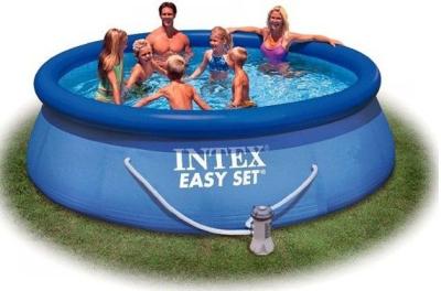 China Outdoor Round Inflatable Swimming Pools with filter for home backyard water games for sale