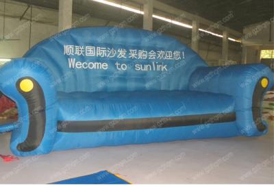 China Waterproof inflatable sofa bed / Custom inflatable couch furniture for sale