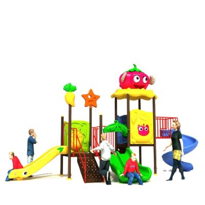 China Popular Outdoor Preschool Plastic Playground Kids Playground Equipment With Pipe 89mm for sale