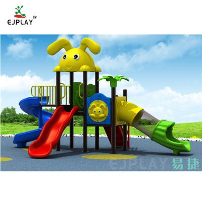 China Factory supply high quality plastic and steel small plastic playground slide for sale