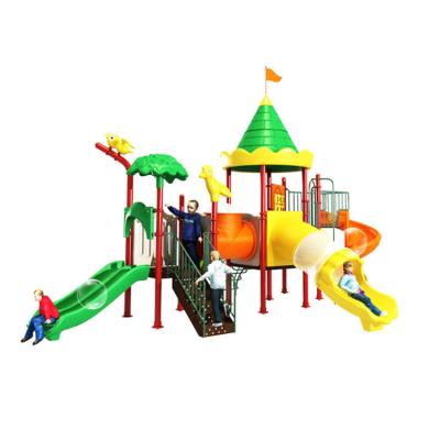 China Fabulous Unique Design Guaranteed Quality Plastic and Steel Playground Tube Slides for sale