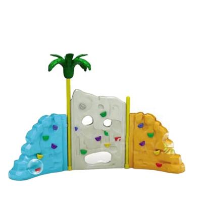 China LLDPE Kids Plastic Outdoor Rock Climbing Wall On Sand Ground With High Quality for sale