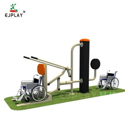 China Galvanized Steel Deluxe Handicapped Fitness Equipment Outdoor Gym Exercise Equipment for sale