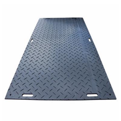 China Park Good Quality 4x8 Ft Plastic Black Ground Pad Mat Road Mat for sale