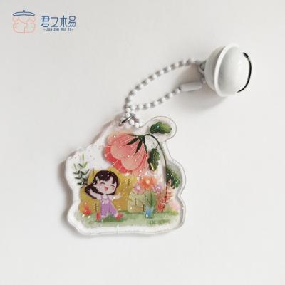 China 2021 Factory Custom Acrylic Key Chain Various Sale Widely Used Anime Plastic for sale