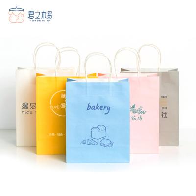 China Hot Selling Cheap Custom Type Brown Household Products Bargain Price New Kraft Paper Handles Paper Bags for sale