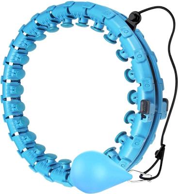 China Lose Weight and Keep Healty Non-Drop Therapy Polynesian Dance Smart Magnetic Ring with 24 Sections Adjustable Weight Auto-Rotating Balls Used for Adults and Children for sale