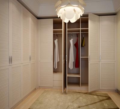 China Modern Swing Door Modular Wardrobe System Closet Crafted Lacquer for sale