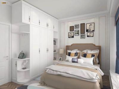 China White Bedroom Swing Door Wardrobe Furniture 16mm 18mm for sale