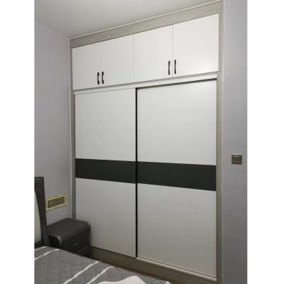 China Built In Laminate Modular Wardrobe Cabinets Storage For Hanging Clothes for sale