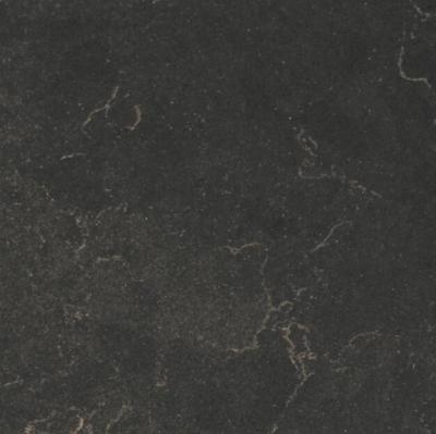 China Fabricated Artificial Black Quartz Counter Top Slab For Corner Cabinet for sale