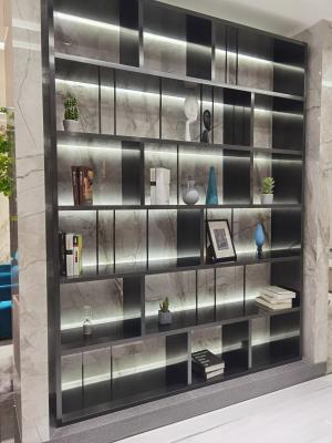 China MDF Glossy Glass Retail Display Cabinet Showcase Furniture Set for sale