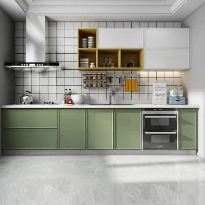 China Luxury Lacquer Door Finish Handmade Classic Kitchen Cabinet With Pull Out Basket for sale