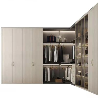 China Modern Open Walk In Closet Room Custom Bedroom Combination Cabinet for sale