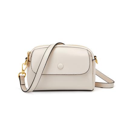 China 2022 new fashion women's cross-body fashion shoulder bag mini luxuryniche soft simple high-end leather bag for women for sale