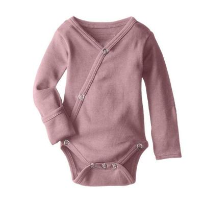 China 2021 New Style Super Soft Long Organic Cotton Baby Clothes Jumpsuit For Newborn Clothes for sale