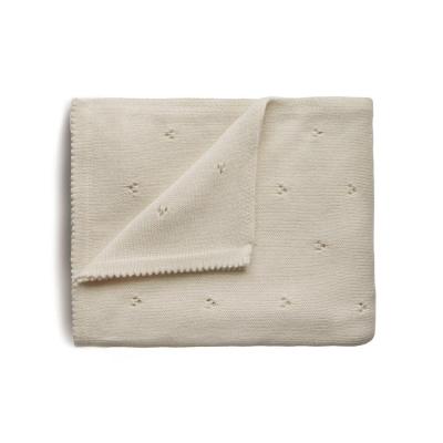 China 2022 INS Baby Blanket Warm Cotton Knitted Designer Folded Blanket For Newborns for sale