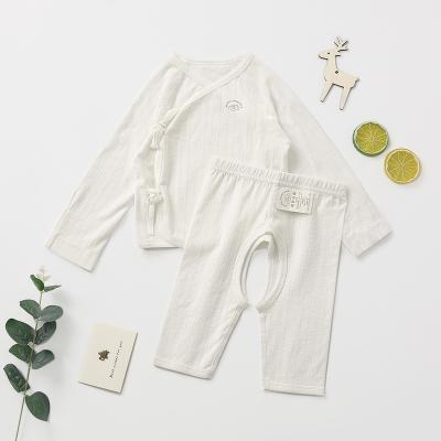 China Breathable Loose Running Organic Cotton Newborn Baby Clothing Sets for sale