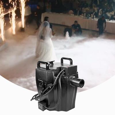 China hot selling 3000 watt mini dmx stage smog fog machine dry ice smoke machine 3500w DJ lying equipment 46*42*45cm for sale