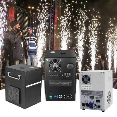 China Pyro battery dmx indoor spinning fountain sparkler mini cold wedding rotating fireworks showcase cold spark machine 232Dx195Wx235Hmm for sale