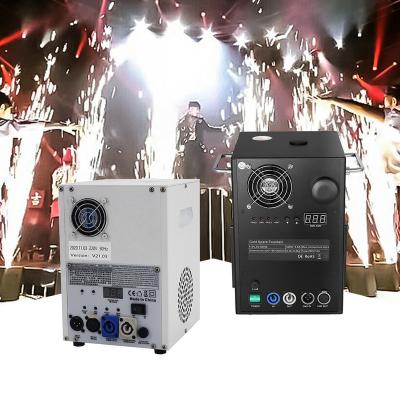 China wedding stage DMX wireless remote control cold sparkular fireworks pyrogen machine with certificate 26x18.5x25CM for sale