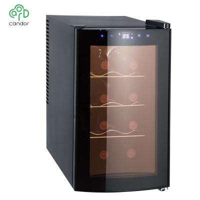 China CW-25FD2 Commercial Wine Chiller 8 Bottle Wine Cooler Wine Fridge for sale