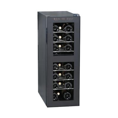 China Factory Wholesale 21 Bottles Touch Screen Control Bar Thermoelectric Refrigerated Bottle Wine Cooler for sale