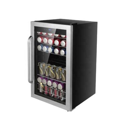 China 129 cans/95L viable compressor wine/beverage cooling cooler home with CE/CB approval for sale