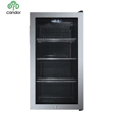 China Single-Temperature Franchise 88Liter Beverage Coolerbeverage Cooler Custom Electronic Professional Cooler Beverage Cooling for sale