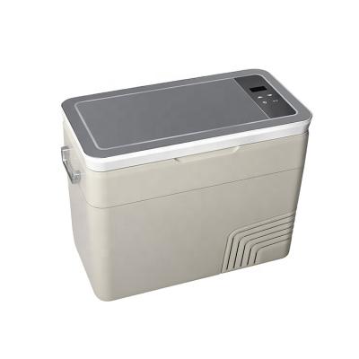 China ABS Factory Quality -12~10C Custom Low Temperature Compressor 25L Car Fridge Refrigerator For Outdoor for sale