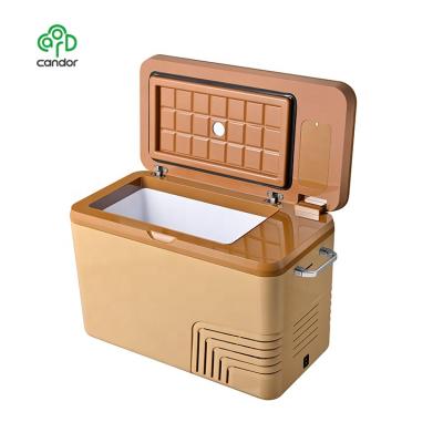 China Wholesale Price -12-10C 18L ABS Low Noise Modern Car Cooler Refrigerator For Outdoor Camping for sale