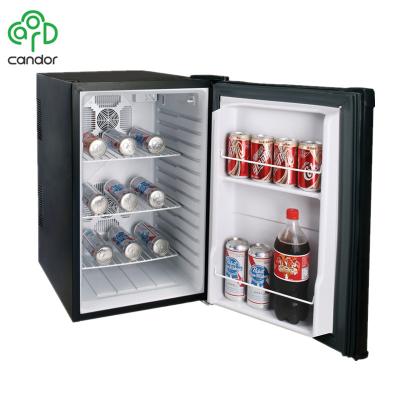 China Zhongshan Franchise 80L Hotel Fridge Household Refrigerator LED Silent Steel Mechanical OEM 70 Compact Free for sale