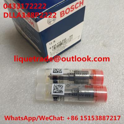 China BOSCH Genuine fuel nozzle DLLA148P2222, 0433172222 , DLLA 148 P 2222, 0 433 172 222 for WEICHAI for sale