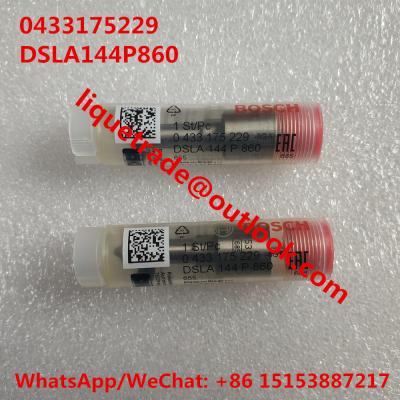 China BOSCH Common Rail injector nozzle 0433175229, DSLA144P860, 0 433 175 229, DSLA 144 P 860 for sale