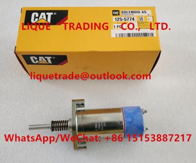 China CAT/solenoide auténticos y nuevos COMO 125-5774, 1255774, 125 5774, solenoide original del cierre de combustible en venta