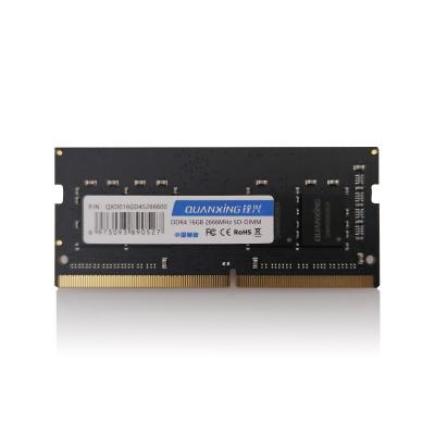 China QUANXING LAPTOP Module RAM Memory DDR4 2666MHz 16GB SO-DIMM for 16G DDR4 2666 laptop for sale