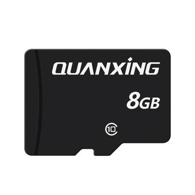 China QUANXING TF Card 8GB Class10 High Speed ​​Micro Memory Card For Phone/Camera/Recorder 8G C10 SD 8GB for sale