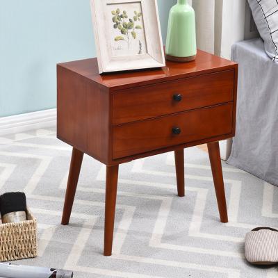 China Bedroom Bedside Table Night Stand Wooden Solid Wood Cabinet for sale