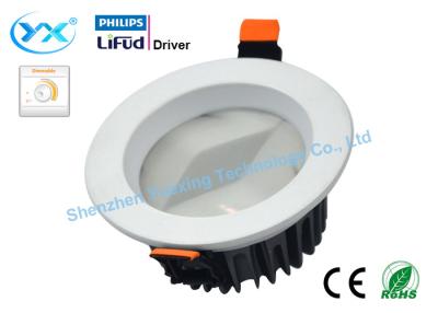 China Samsung / OSRAM Chip Indoor LED Downlight Dimmable 7W Cut Size 95MM for sale