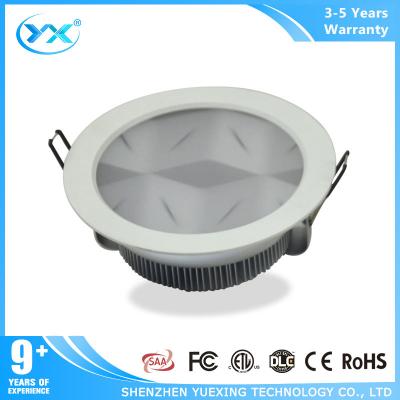 China Round LED downlights Hole Size 6 Inch  AC90-264V Aluminum  Material for sale