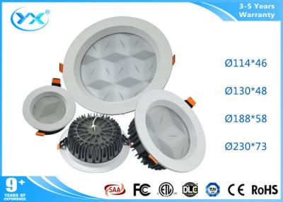 China 90 - 264V AC 3D Led Kitchen Downlights / Led Bathroom Downlights 5000K CCT for sale