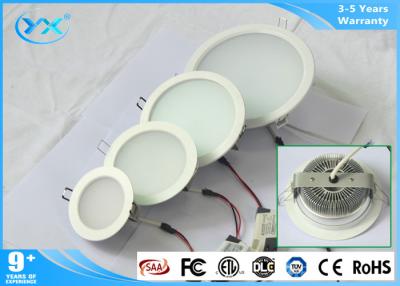 China AC 90 - 260V 5w 18w Hotel Recessed LED Downlight With Sanan 2835 LED Chip for sale