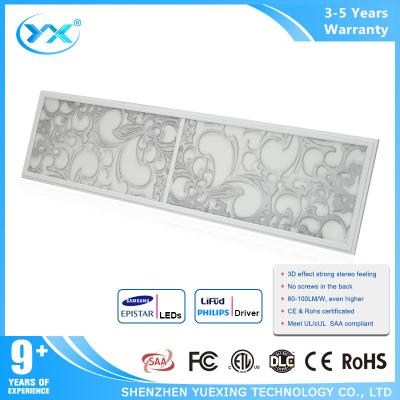 China 1200x300 ahuecado ip65 llevó la luz del panel, iluminación de techo llevada blanca en venta