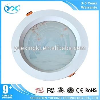 China IP44 7w 15w 18w 30w pure color LED Ceiling Downlights CE & RoHS for sale