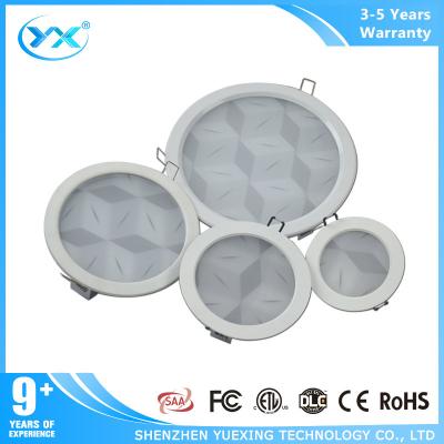 China IP40 plafond om dimmable geleid downlights 3D Effect Patroon Te koop