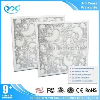 China O quadrado magro Recessed 3D de 60x60cm conduziu a luz de teto 36w do painel 40w 50w à venda