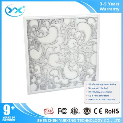 China 2835 interiores llevaron las luces del panel 600x600, prenda impermeable llevada 3D de la luz del panel de techo en venta