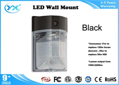 China 2200lm LED Wall Lamps / 5000k outside LED Wall Pack Lights 25 watt power for sale