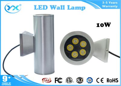 China Modern Wall Mounted stainless steel up down wall light waterproof , 6w / 10w power for sale