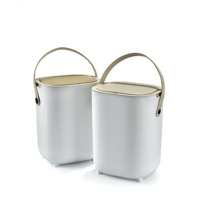 China Hot Selling Portable Smart 16L Trash Can Viable With Battery Kitchen Bathroom Trash Can Smart Trash Can for sale